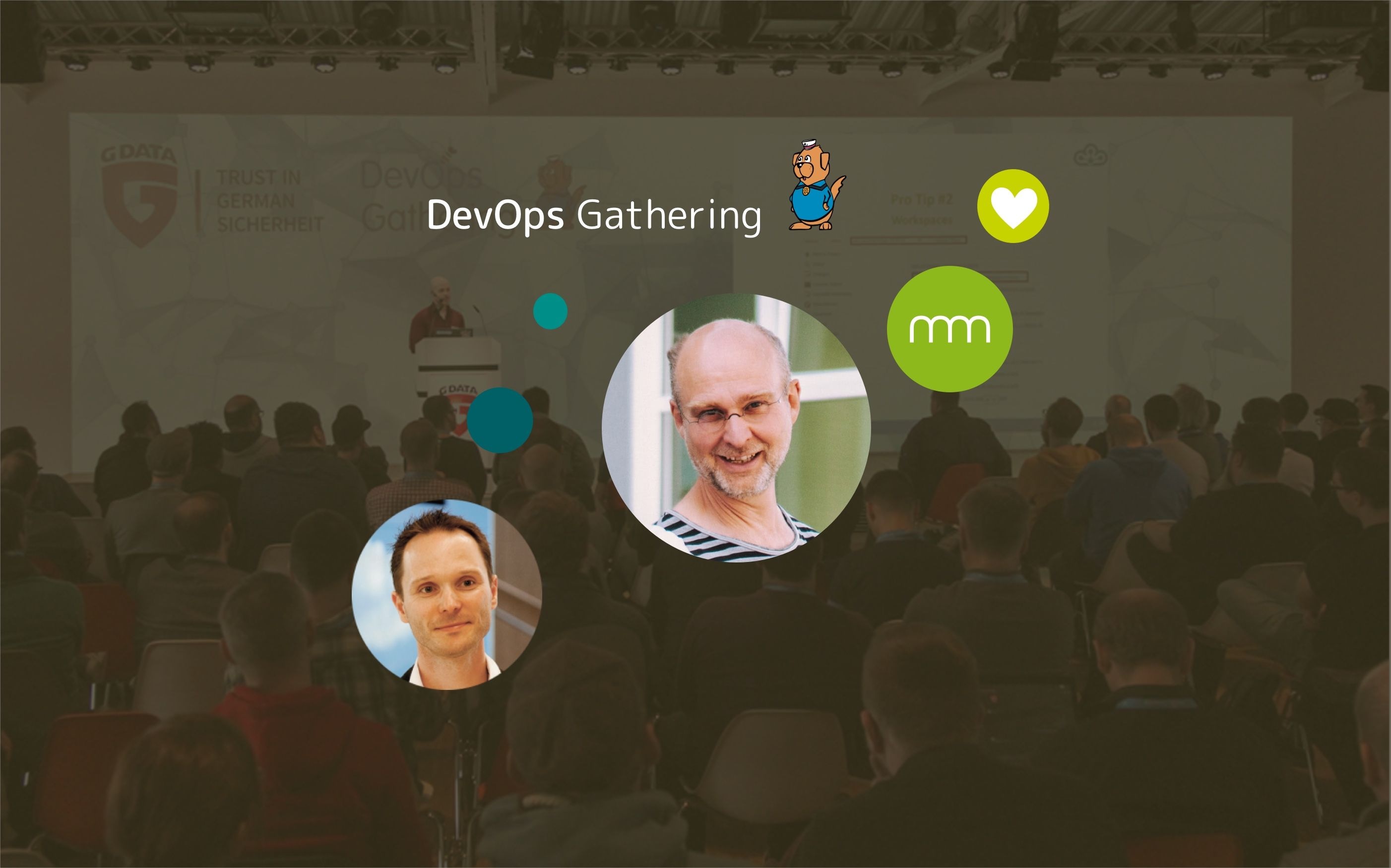 Grafik mit Fotos von Peter Rossbach und Rainer Stropek