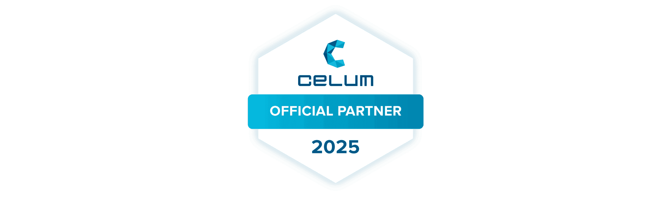 Logo badge of the official Celum partnership 2025