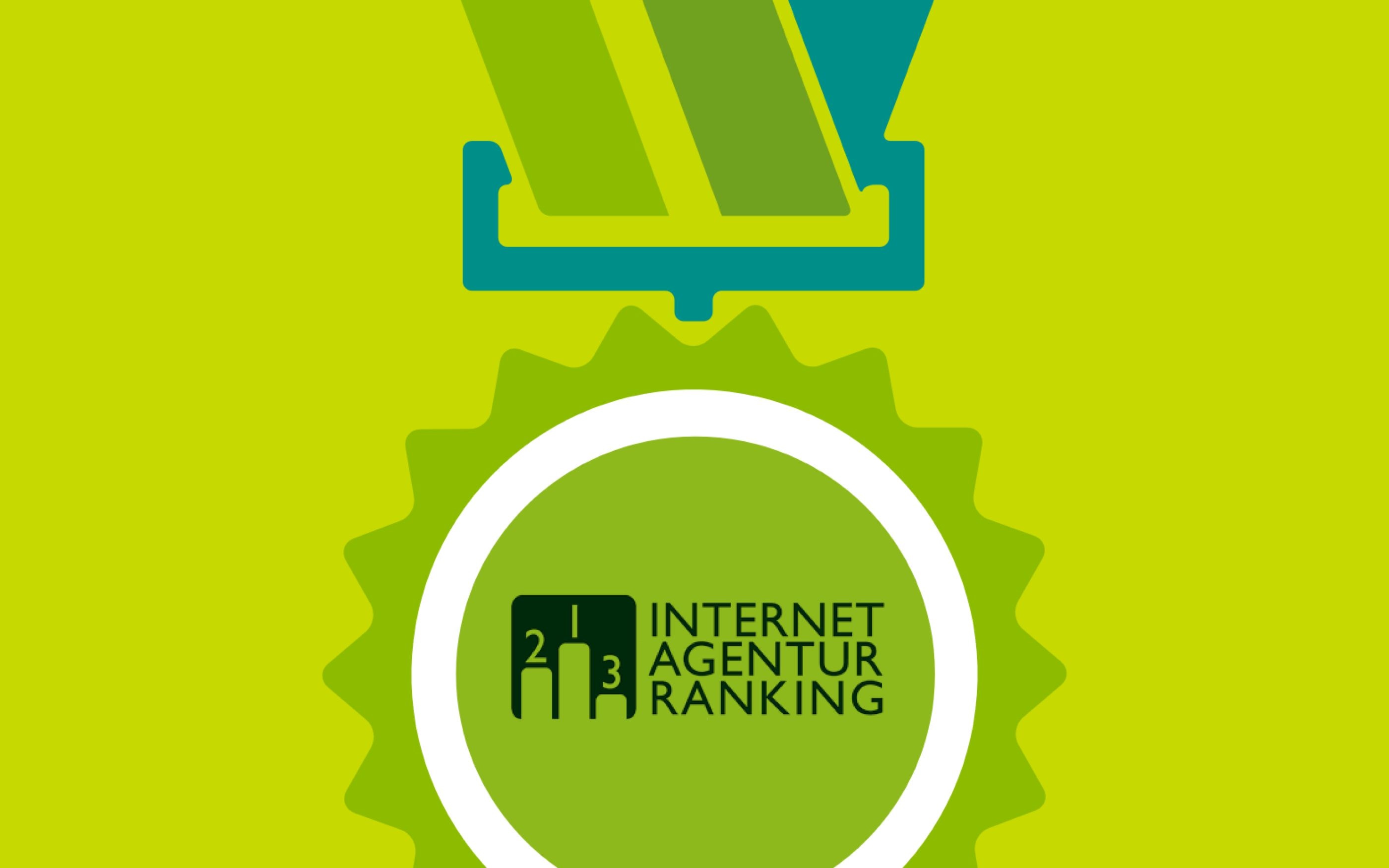Grafik communicode Medaille zum Internet Agentur Ranking