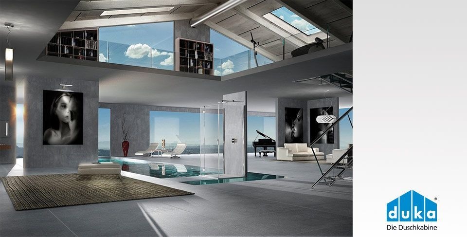 Ausschnitt des Duka Katalogtitelbildes mit Duka Logo und Interieur