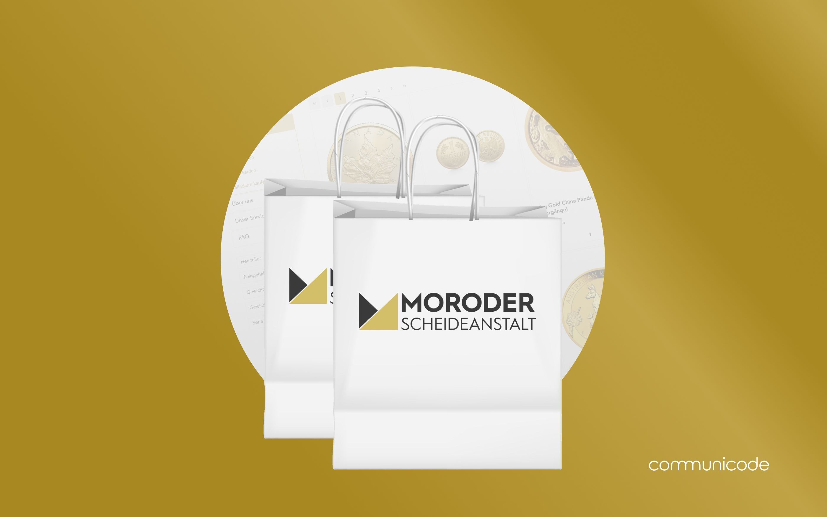 Grafik mit Moroder Scheideanstalt Logo