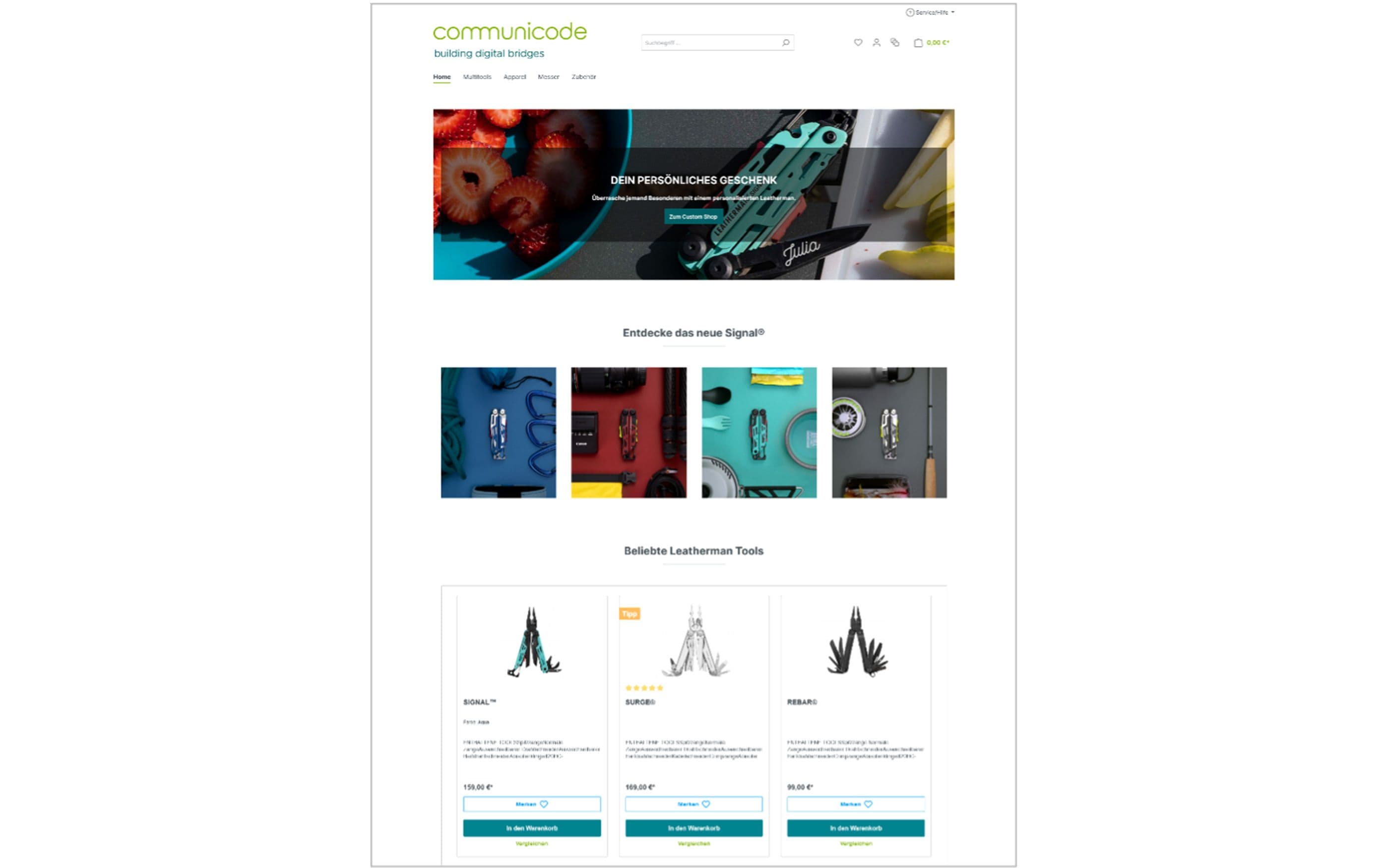 Screenshot Shopware Produkt-Kategorien